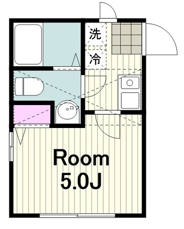 Colorz Hiyoshiの物件間取画像